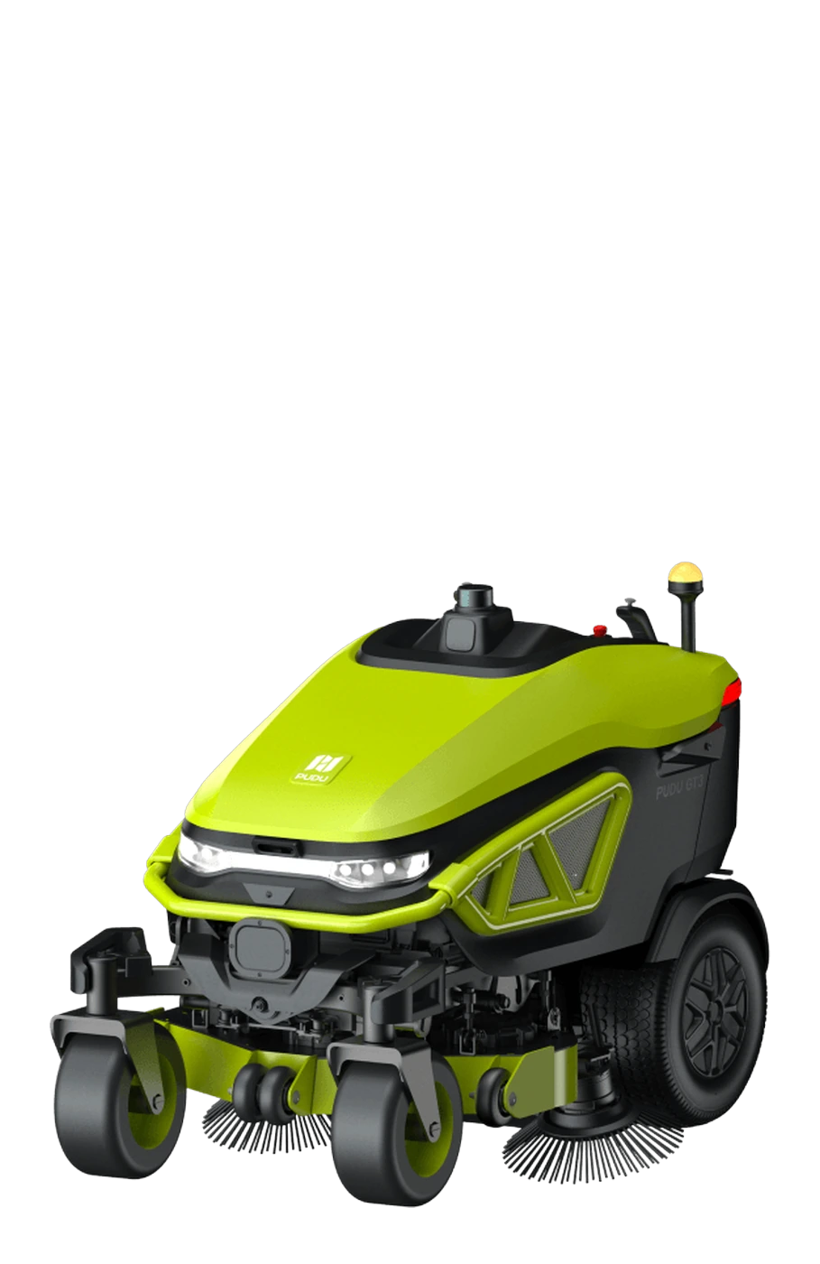 PUDU GT3 compact mowing and sweeping robot